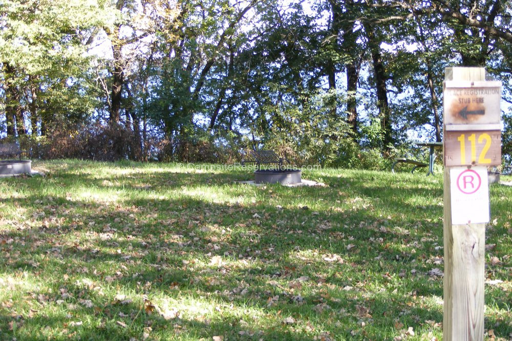 Campsite 112 in Marble Beach State Park Campground at Marble Beach